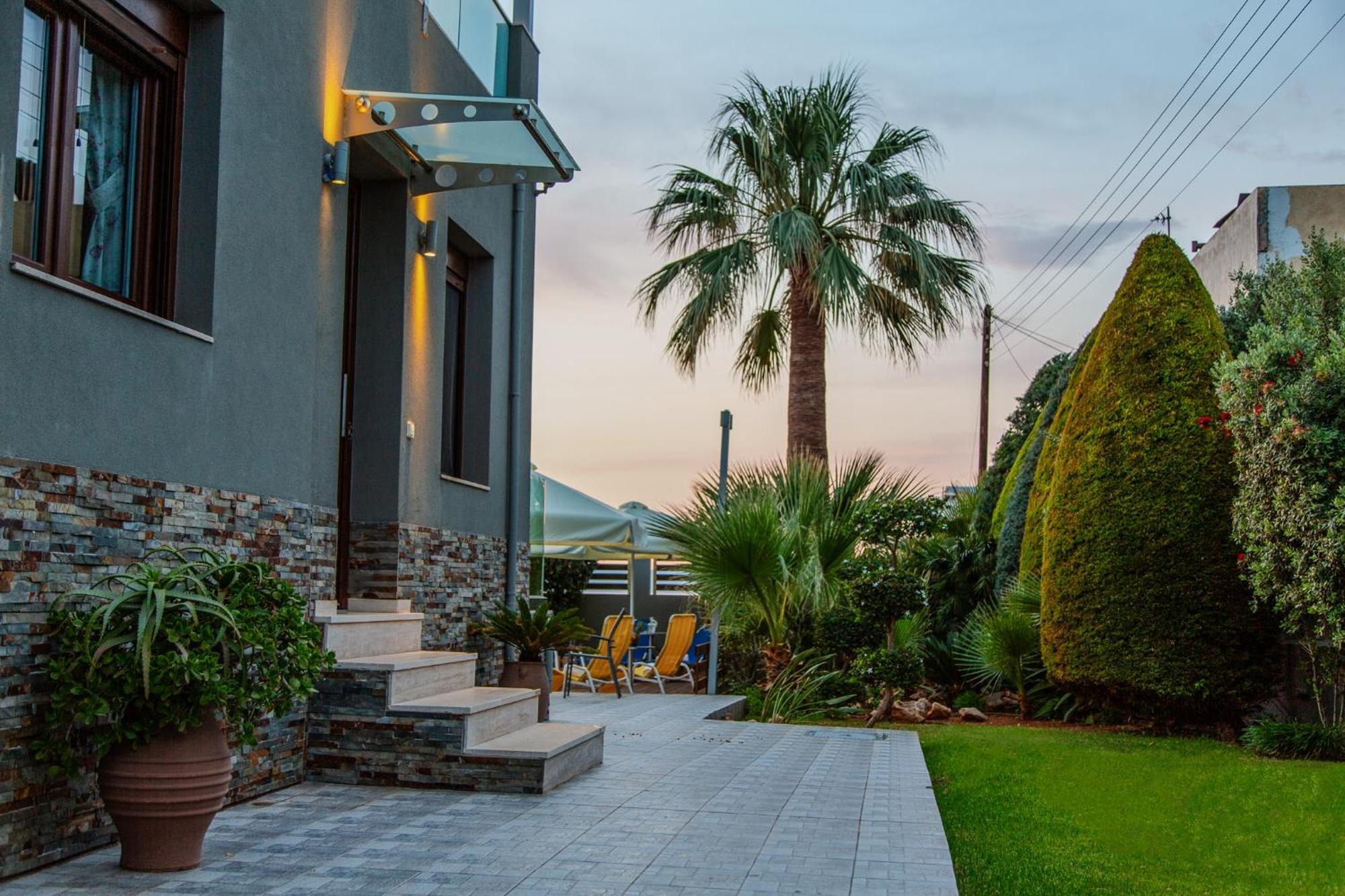 A Cozy Eco Villa By The Sea Gouves Exterior foto